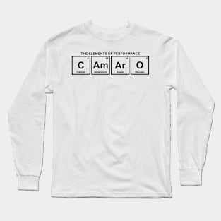 The Elements of Performance - Camaro Long Sleeve T-Shirt